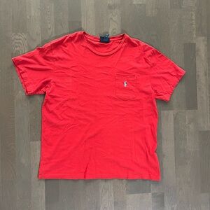 Polo Ralph Lauren red pocket tee